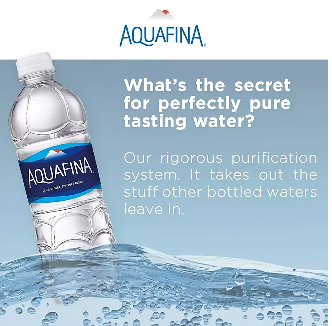 Aquafina 16.9 oz bottle