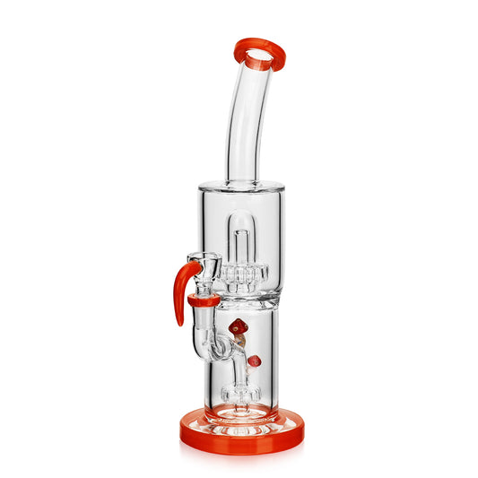 Glass Mushroom Jammer: Double shower cap  Perc- ES2335/CL801