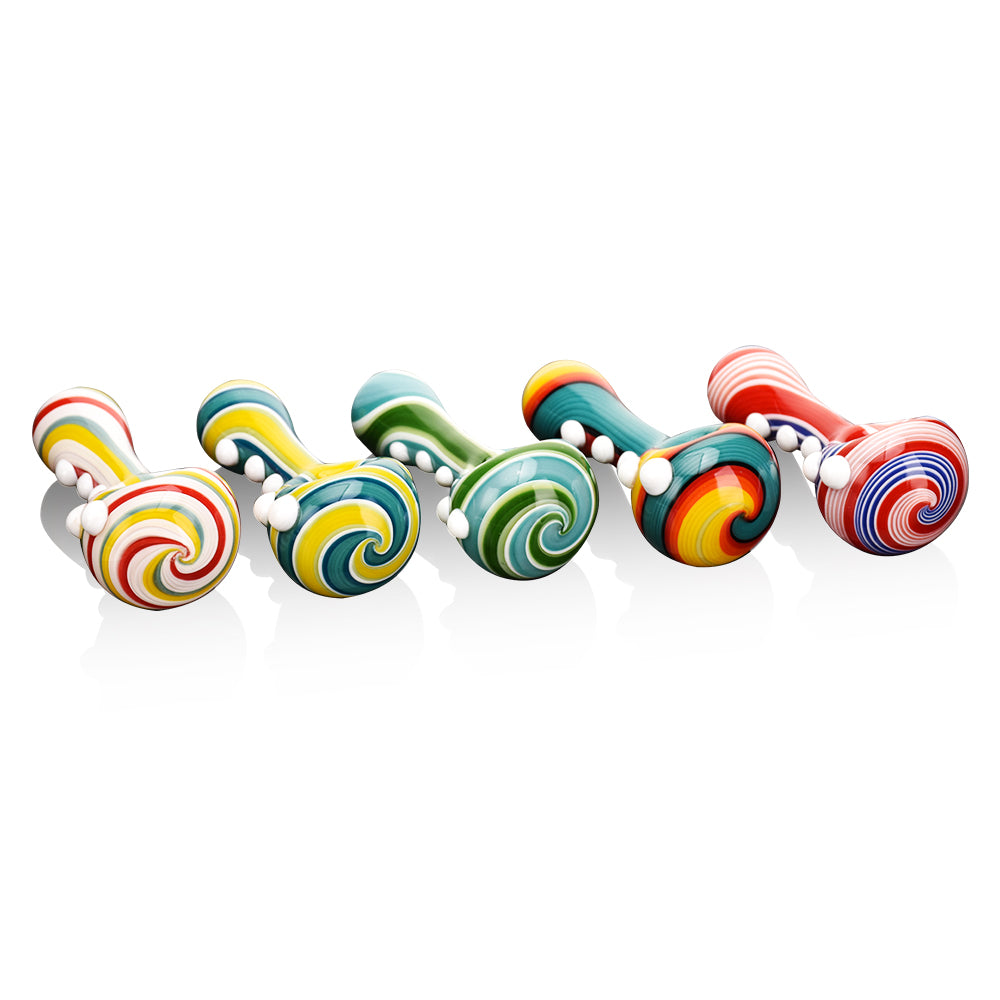 Handpipe: Wig Wag w/ Built In Glass Screen - ESH23259