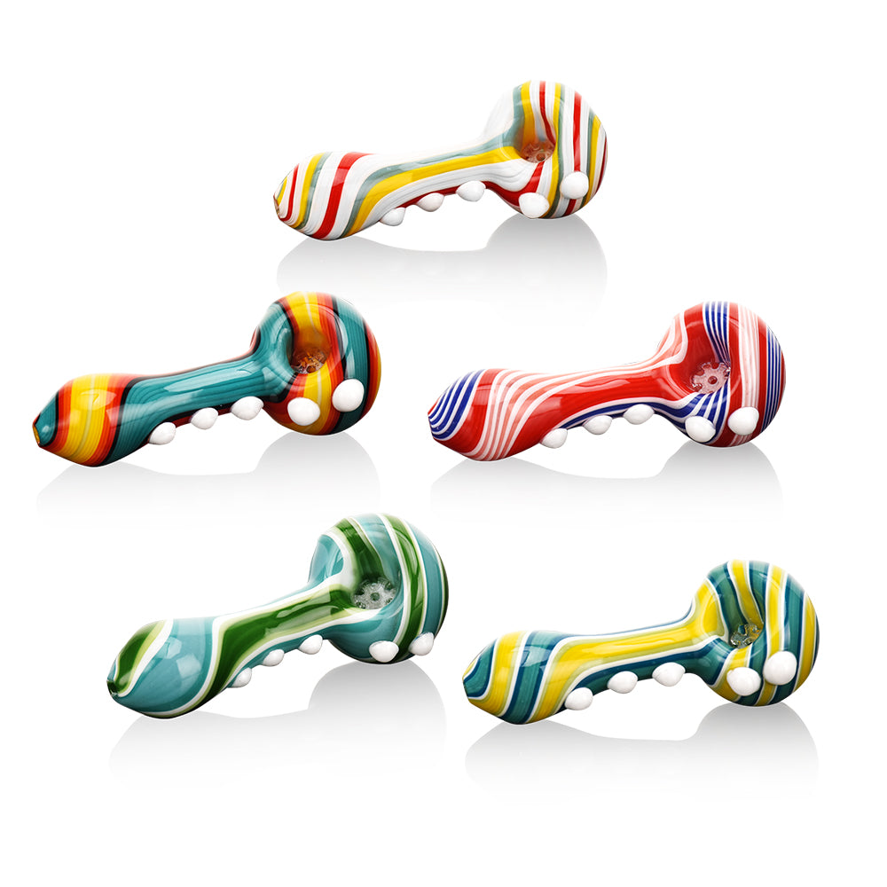 Handpipe: Wig Wag w/ Built In Glass Screen - ESH23259