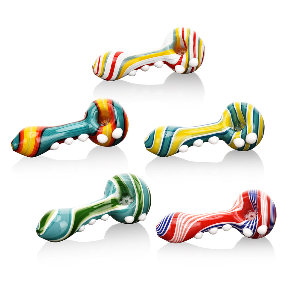 Handpipe: Wig Wag w/ Built In Glass Screen - ESH23259