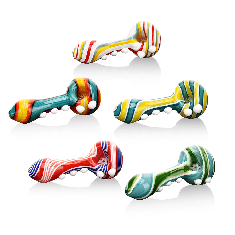 Handpipe: Wig Wag w/ Built In Glass Screen - ESH23259